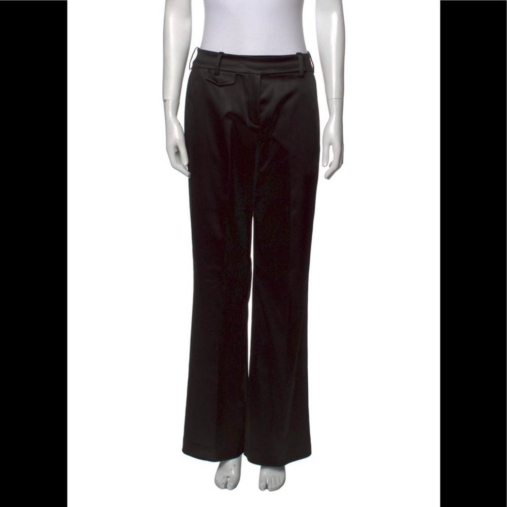 St John evening black wide legged pants size 10